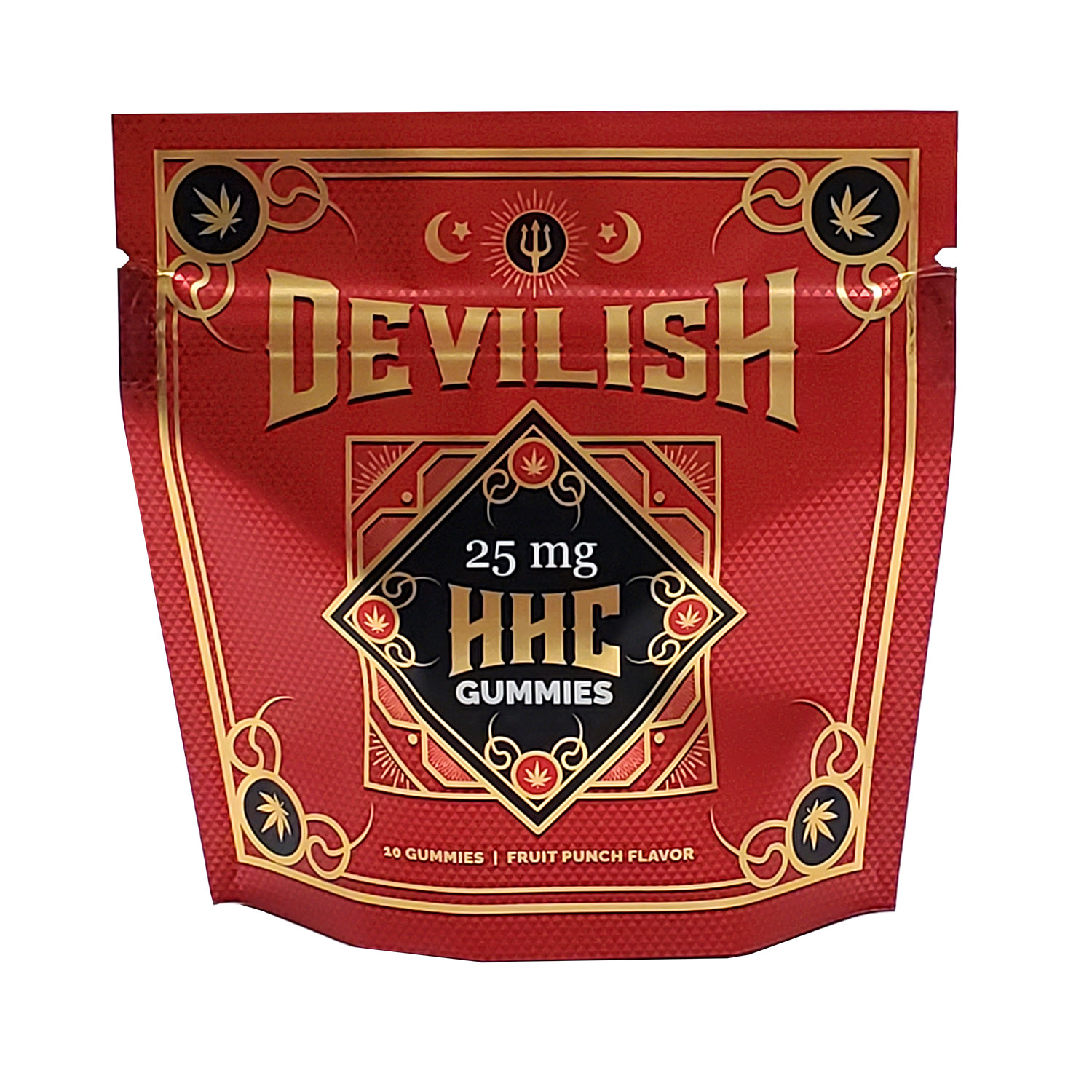 Devilish HHC Gummies, 10 ct Fruit Punch Flavor