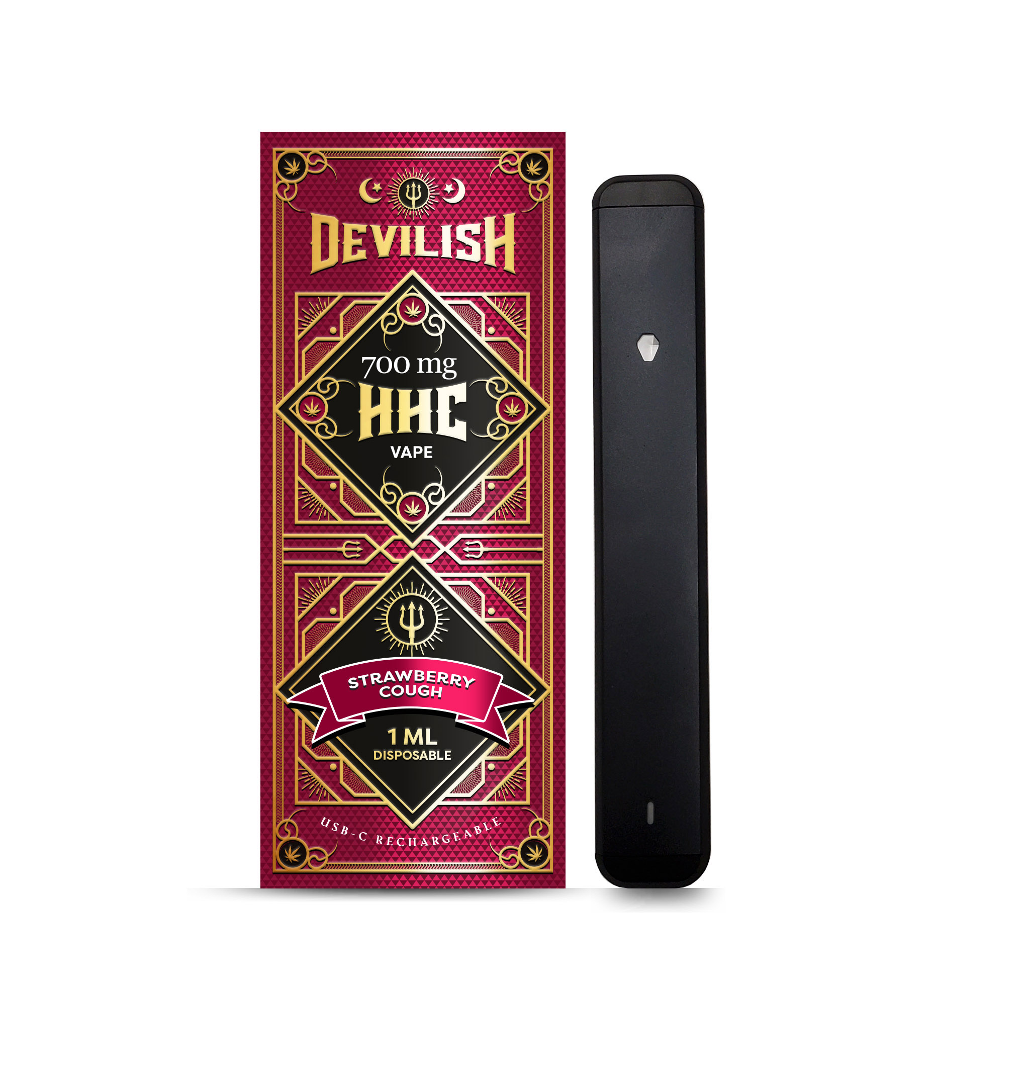 Devilish-700mg-HHC-Strawberry-Cough