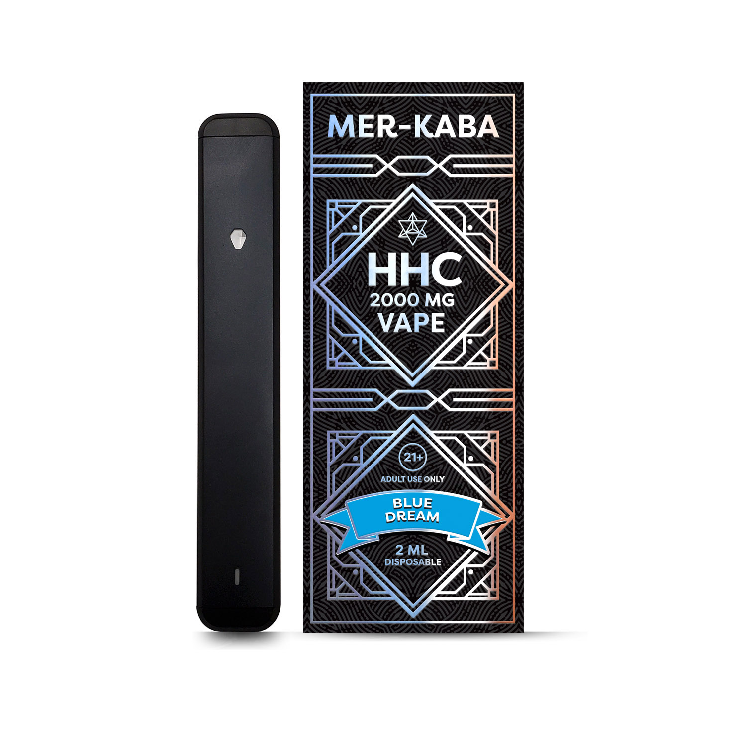 Merkaba 2000 mg HHC Disposable Vape Pen - Blue Dream