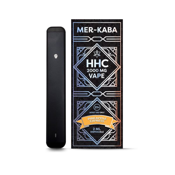 Merkaba 2000 mg HHC Disposable Vape Pen, Pineapple Express