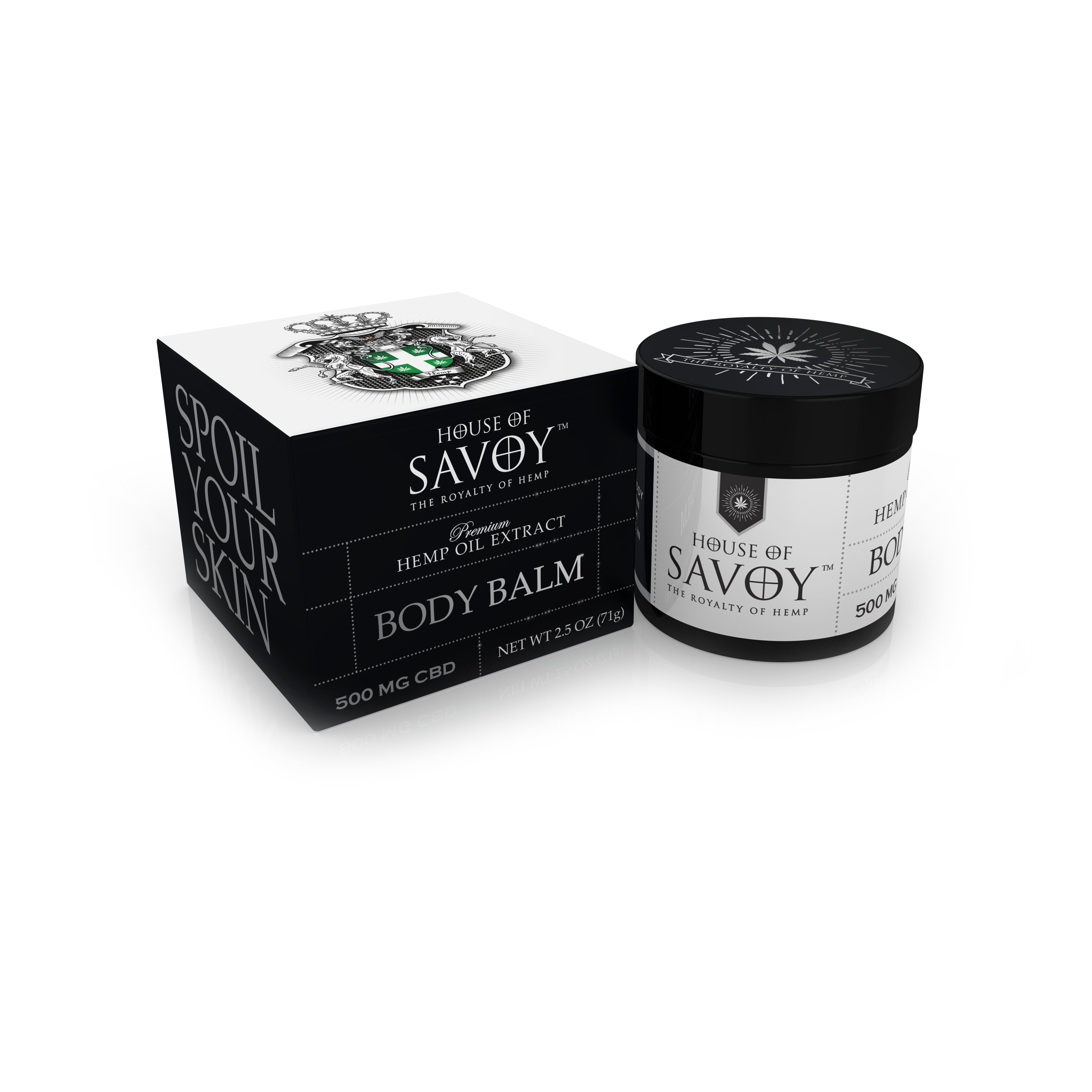 House of Savoy 500 mg CBD Body Balm
