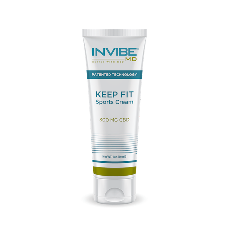 Invibe MD Keep Fitt Sports Cream - 300mg CBD