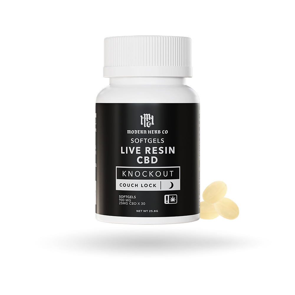 Modern Herb Co Live Resin CBD Vegan Softgels