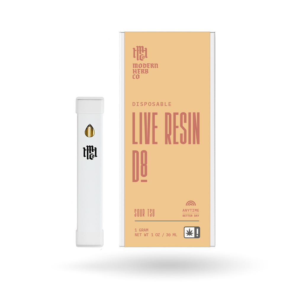 Modern Herb Co Live Resin Delta 8 Vape - Sour Tsu