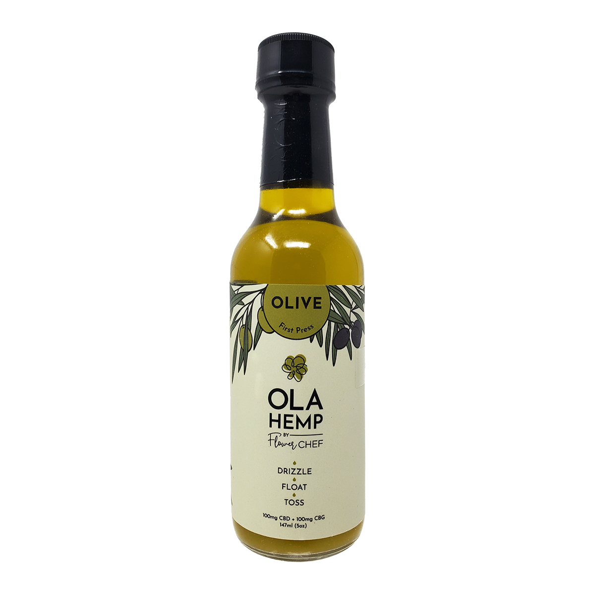Flower Farma OLA OLIVE CBD infused culinary oil